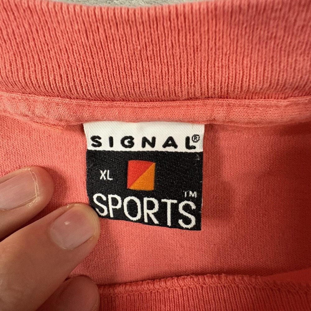 VTG Signal Sports Men's XL Pink Branson Missouri Sailboat Graphic T SEE DESCRIPT - Picture 3 of 12